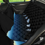 Night Sky And Moon Phase Print Pet Car Back Seat Cover