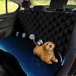 Night Sky And Moon Phase Print Pet Car Back Seat Cover