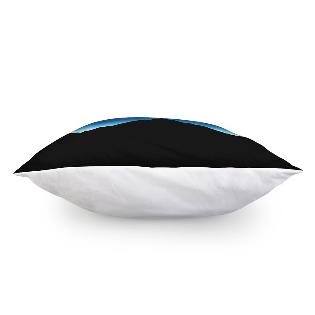 Night Sky And Moon Phase Print Pillow Cover