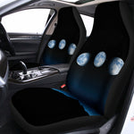 Night Sky And Moon Phase Print Universal Fit Car Seat Covers