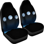 Night Sky And Moon Phase Print Universal Fit Car Seat Covers
