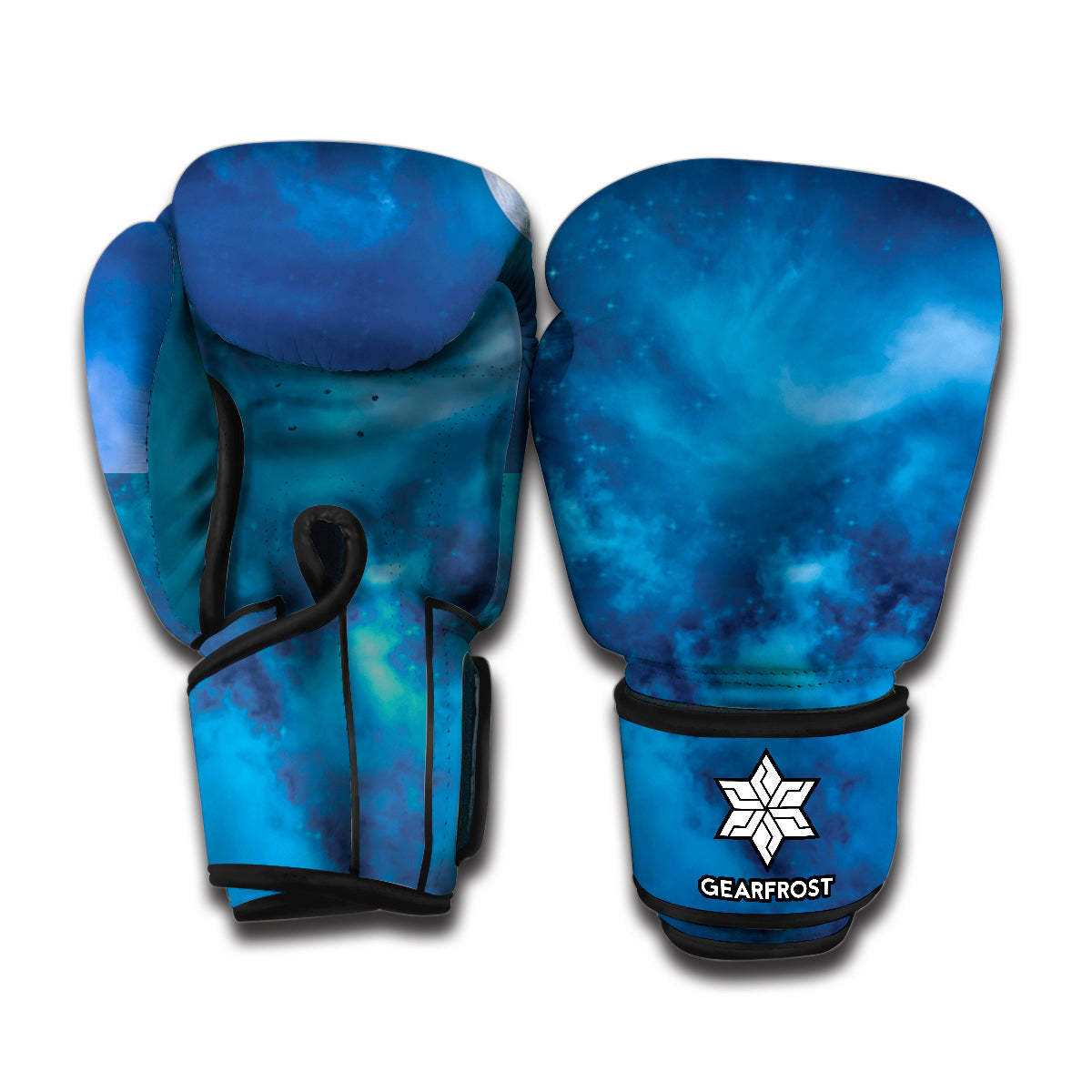 Night Sky And Moonlight Print Boxing Gloves