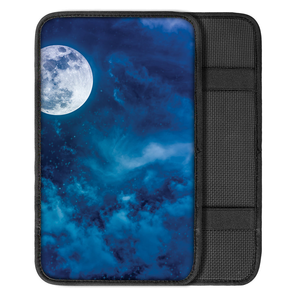 Night Sky And Moonlight Print Car Center Console Cover
