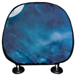 Night Sky And Moonlight Print Car Headrest Covers