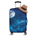 Night Sky And Moonlight Print Luggage Cover