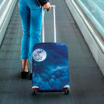 Night Sky And Moonlight Print Luggage Cover