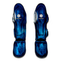 Night Sky And Moonlight Print Muay Thai Shin Guards