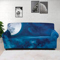 Night Sky And Moonlight Print Sofa Cover