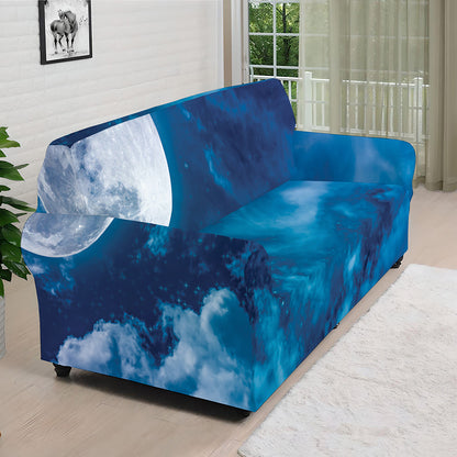 Night Sky And Moonlight Print Sofa Cover