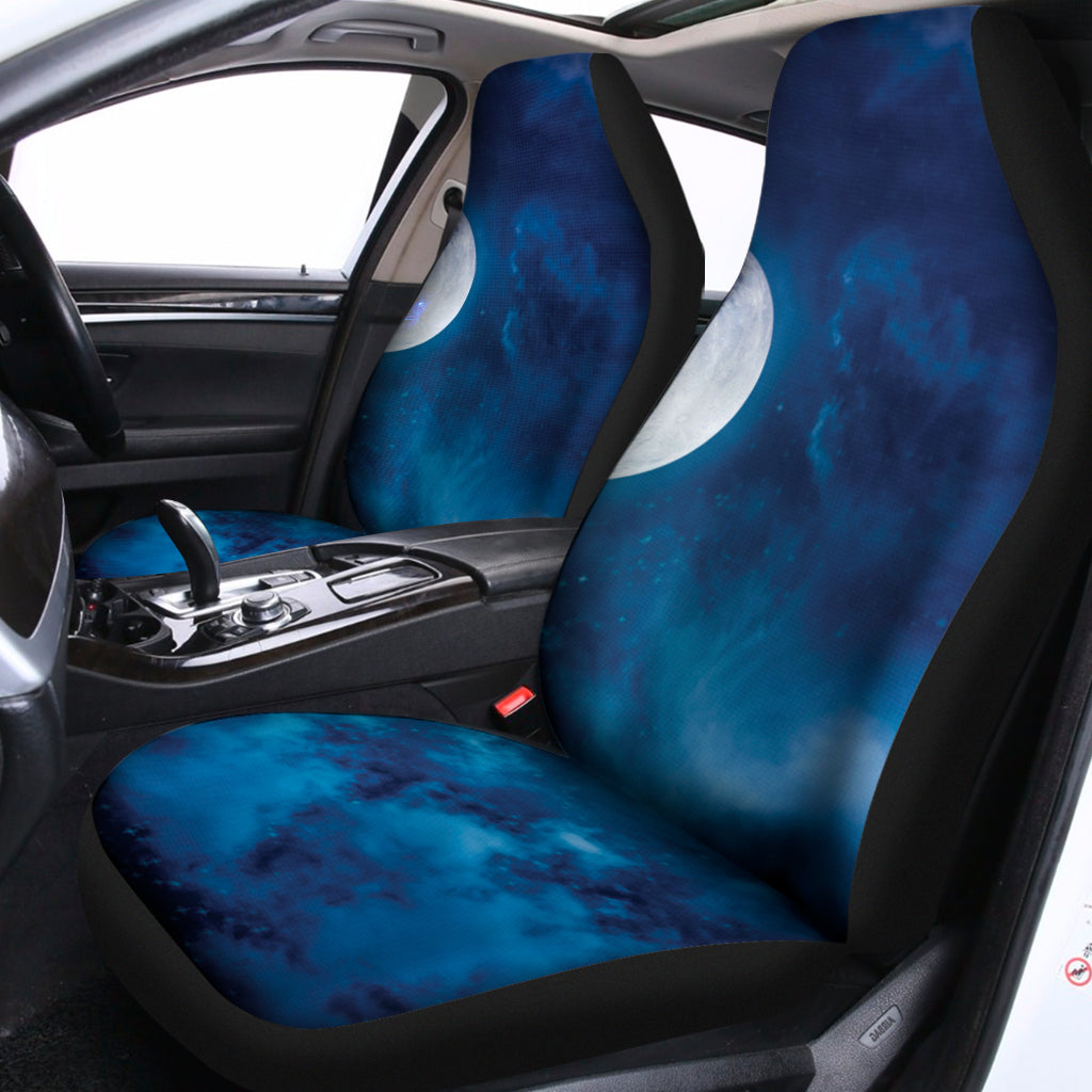 Night Sky And Moonlight Print Universal Fit Car Seat Covers
