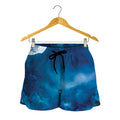 Night Sky And Moonlight Print Women's Shorts