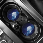 Night Sky Full Moon Print Car Coasters