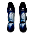 Night Sky Full Moon Print Muay Thai Shin Guards
