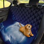 Night Sky Full Moon Print Pet Car Back Seat Cover