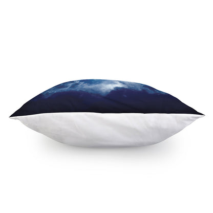 Night Sky Full Moon Print Pillow Cover