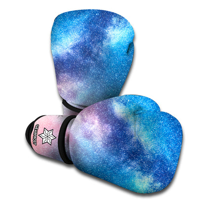 Night Sky Milky Way Print Boxing Gloves