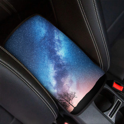 Night Sky Milky Way Print Car Center Console Cover