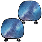 Night Sky Milky Way Print Car Headrest Covers