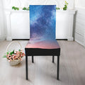 Night Sky Milky Way Print Dining Chair Slipcover