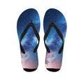 Night Sky Milky Way Print Flip Flops