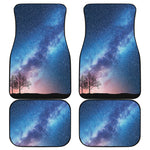 Night Sky Milky Way Print Front and Back Car Floor Mats
