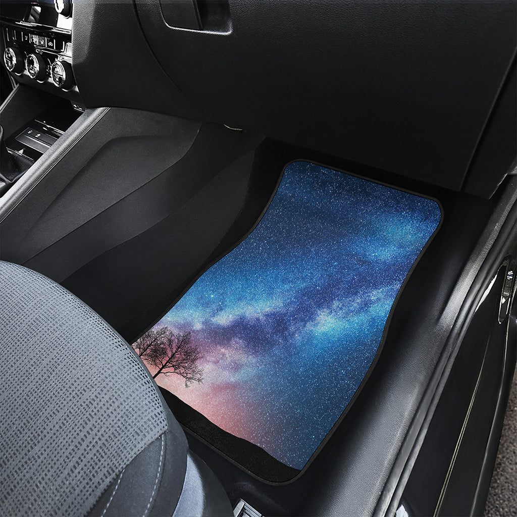 Night Sky Milky Way Print Front and Back Car Floor Mats