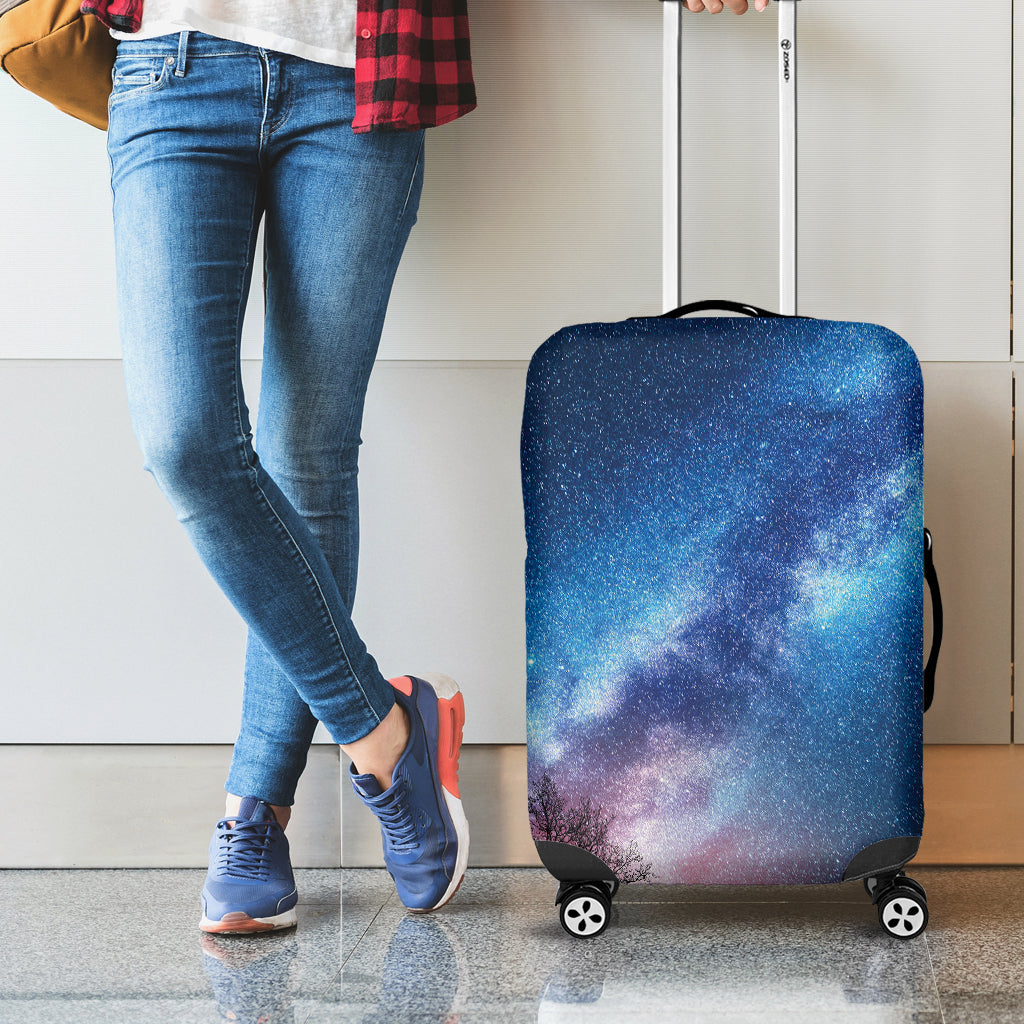 Night Sky Milky Way Print Luggage Cover