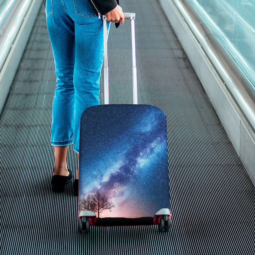 Night Sky Milky Way Print Luggage Cover