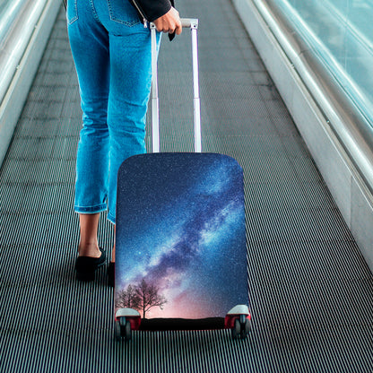 Night Sky Milky Way Print Luggage Cover