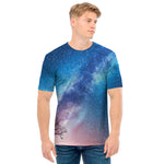 Night Sky Milky Way Print Men's T-Shirt