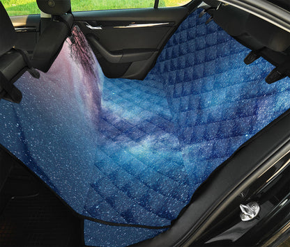 Night Sky Milky Way Print Pet Car Back Seat Cover
