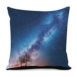 Night Sky Milky Way Print Pillow Cover
