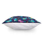 Night Star Unicorn Pattern Print Pillow Cover