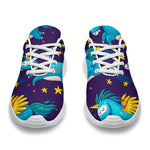 Night Star Unicorn Pattern Print Sport Shoes GearFrost