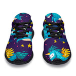 Night Star Unicorn Pattern Print Sport Shoes GearFrost