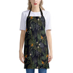 Night Tropical Hawaii Pattern Print Apron