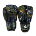 Night Tropical Hawaii Pattern Print Boxing Gloves