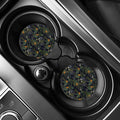 Night Tropical Hawaii Pattern Print Car Coasters