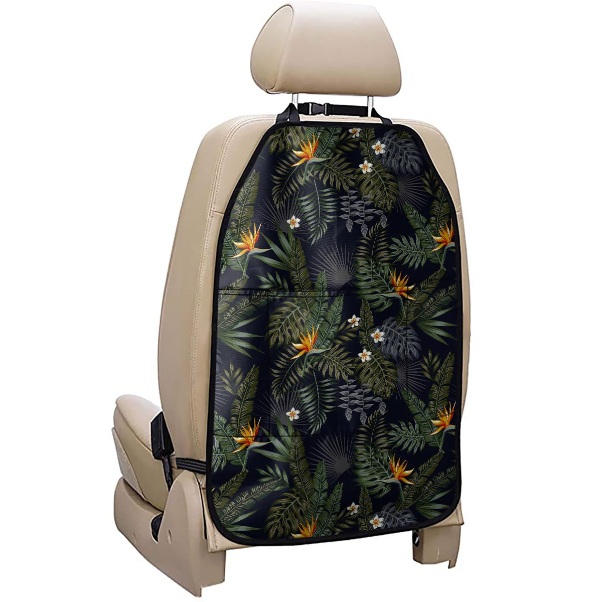 Night Tropical Hawaii Pattern Print Car Seat Organizers
