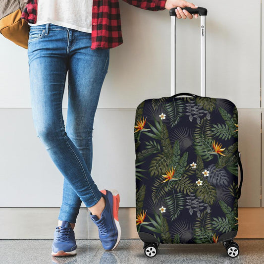 Night Tropical Hawaii Pattern Print Luggage Cover GearFrost
