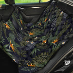 Night Tropical Hawaii Pattern Print Pet Car Back Seat Cover