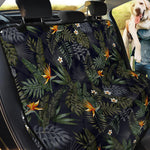 Night Tropical Hawaii Pattern Print Pet Car Back Seat Cover