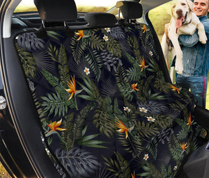 Night Tropical Hawaii Pattern Print Pet Car Back Seat Cover