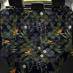 Night Tropical Hawaii Pattern Print Pet Car Back Seat Cover