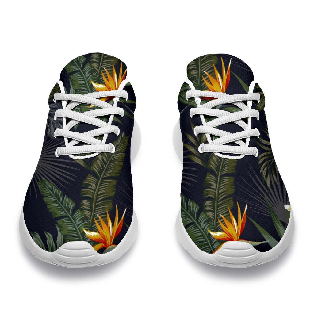 Night Tropical Hawaii Pattern Print Sport Shoes GearFrost