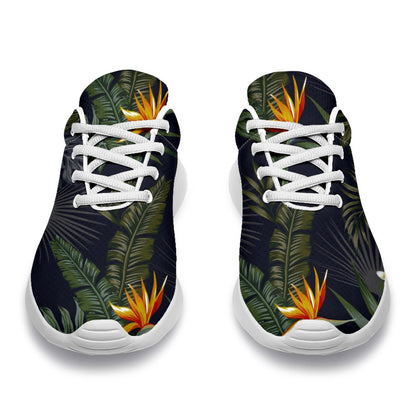 Night Tropical Hawaii Pattern Print Sport Shoes GearFrost