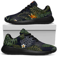 Night Tropical Hawaii Pattern Print Walking Shoes