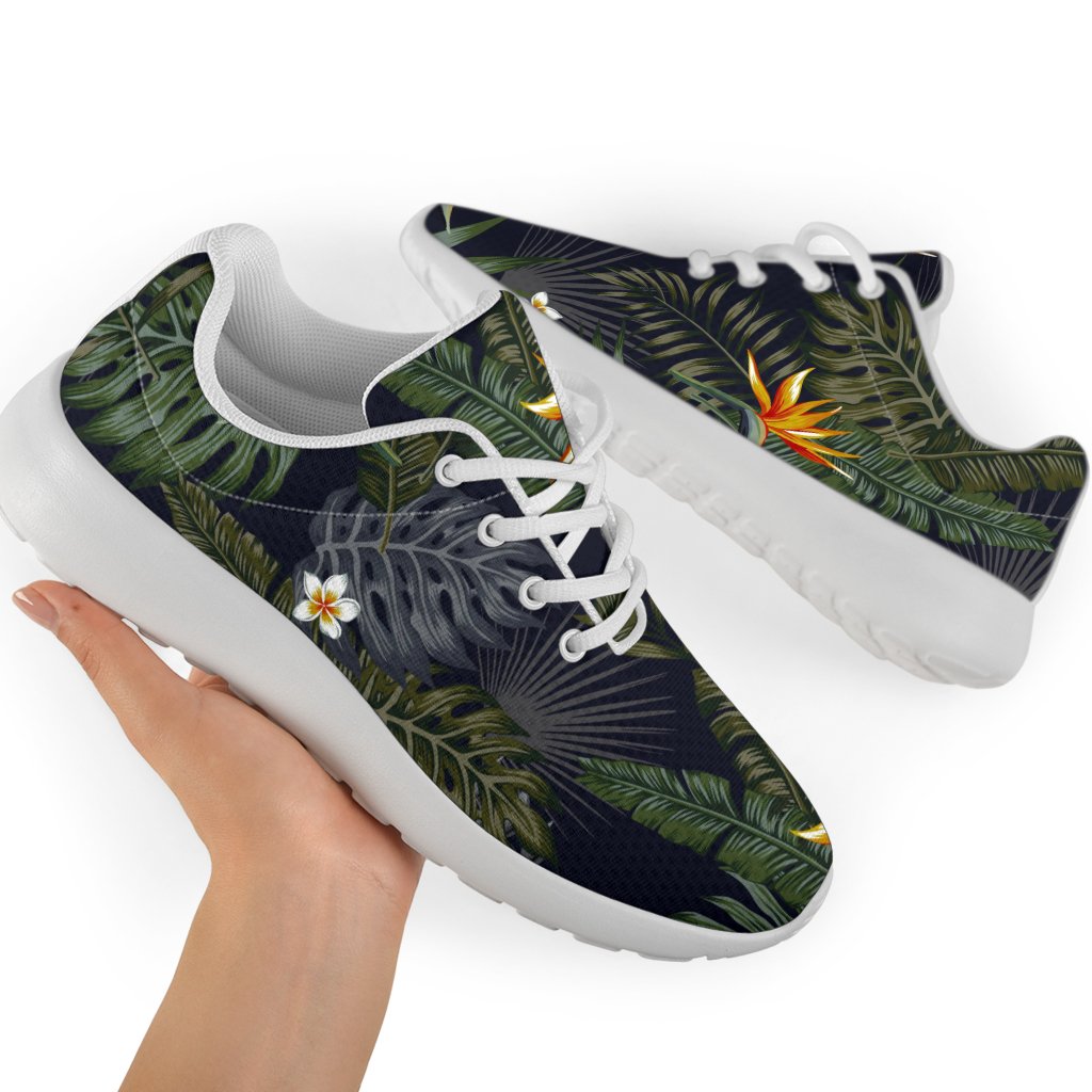 Night Tropical Hawaii Pattern Print Sport Shoes GearFrost