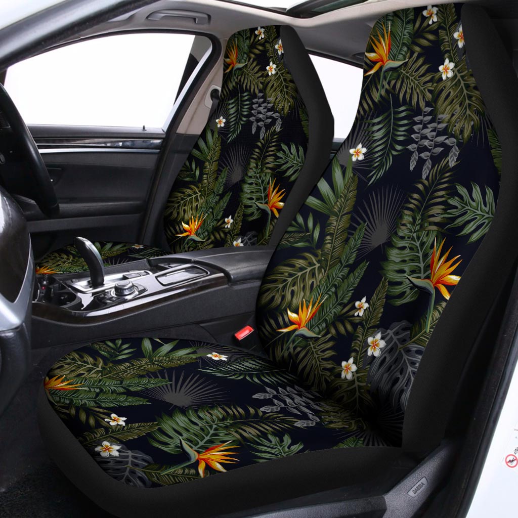 Night Tropical Hawaii Pattern Print Universal Fit Car Seat Covers
