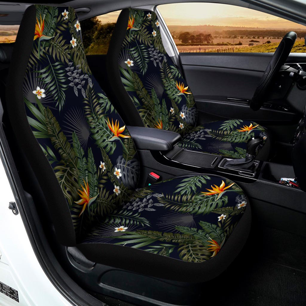 Night Tropical Hawaii Pattern Print Universal Fit Car Seat Covers